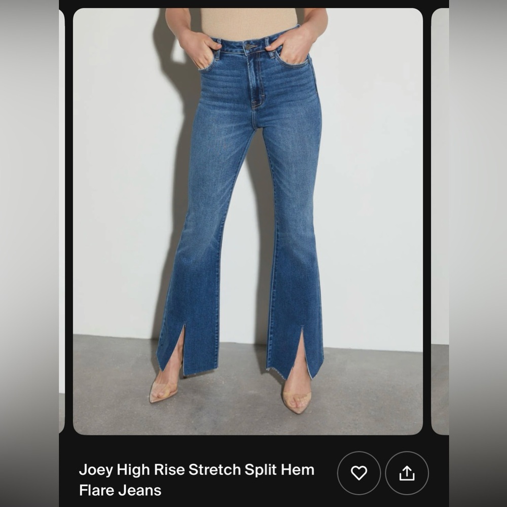 High rise jeans